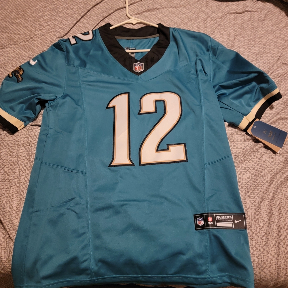 Jacksonville Jaguars Travis Hunter Teal Home Prowler Jersey Mens Medium NEW